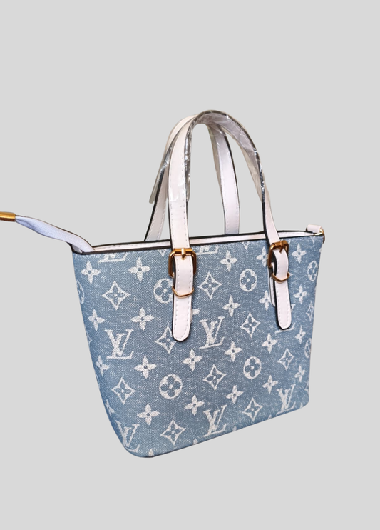 LOUIS VUITTON Denim Style Mini El Çantası