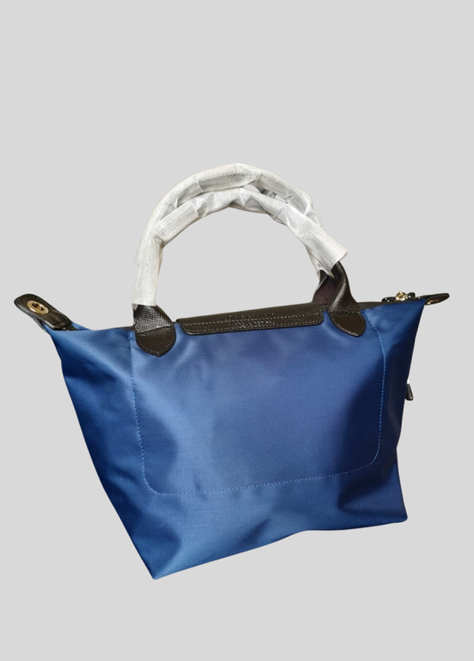 Longchamp Mavi Su Geçirmez Paraşüt Kumaş Kadın Çantası